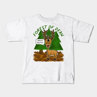 Forest Of Dean Deer Funny Gloucestershire Kids T-Shirt